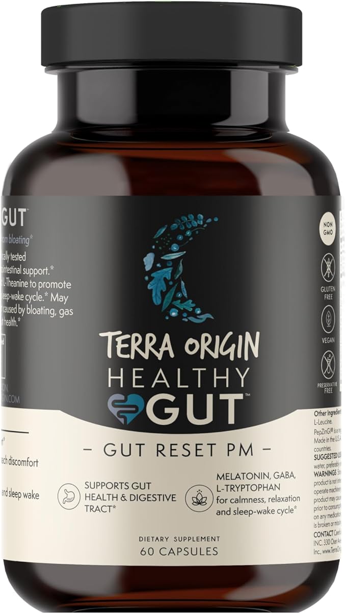 TERRA ORIGIN Healthy Gut Reset PM 60 Veggie