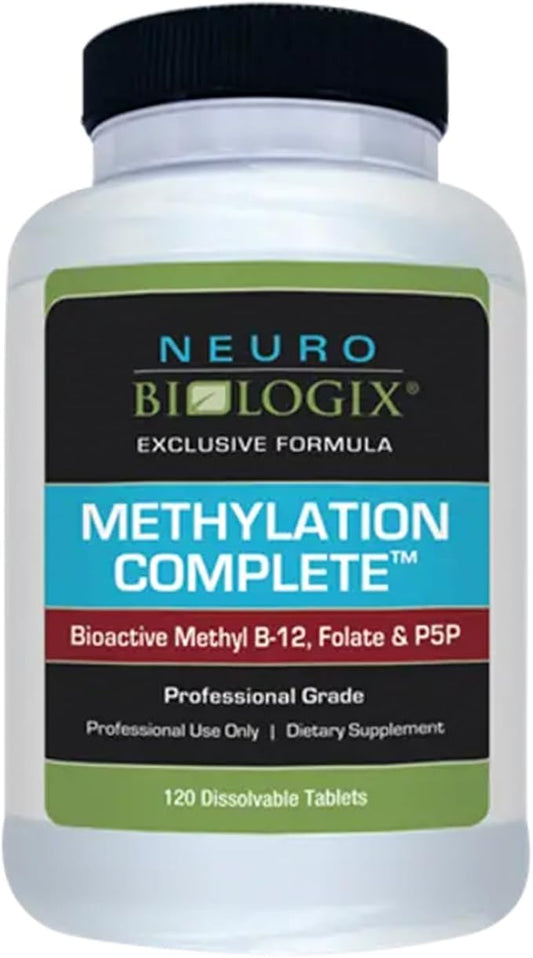 Neuro biologix Methylation Complete B12 Methylcobalamin, B6, & 5-MTHF for 120 Tablets