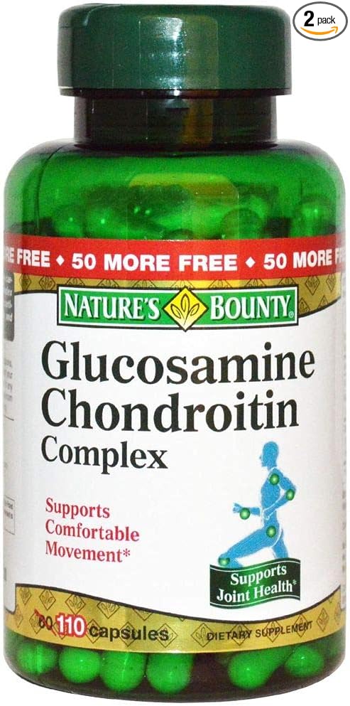 Nature's Bounty Glucosamine Chondroitin Complex, 110 Count (Pack of 2)