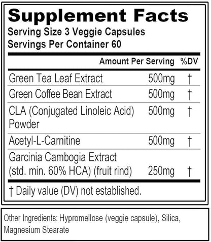 EVL Weight Loss Support Pills 60 Servings