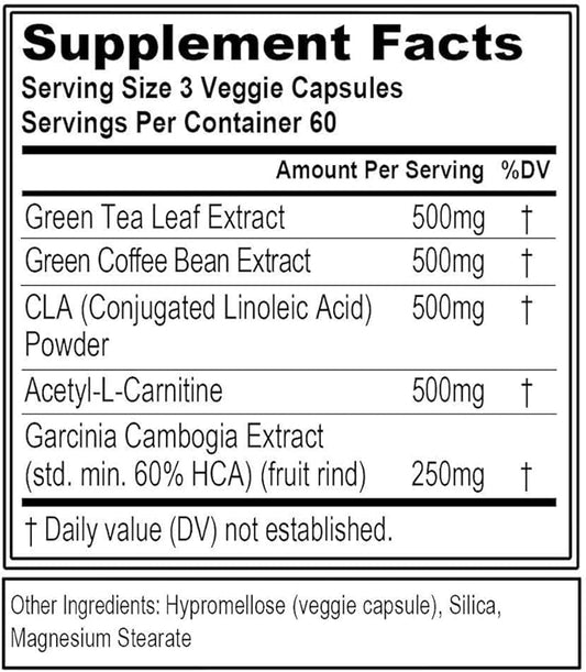 EVL Weight Loss Support Pills 60 Servings