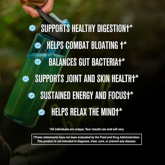Morning Kick, Greens Superfood Powder Supplement with Ashwaganda, Collagen, Probiotics, Supports Energy Levels, 30 Servings (Strawberry Lemonade) by Chuck Norris