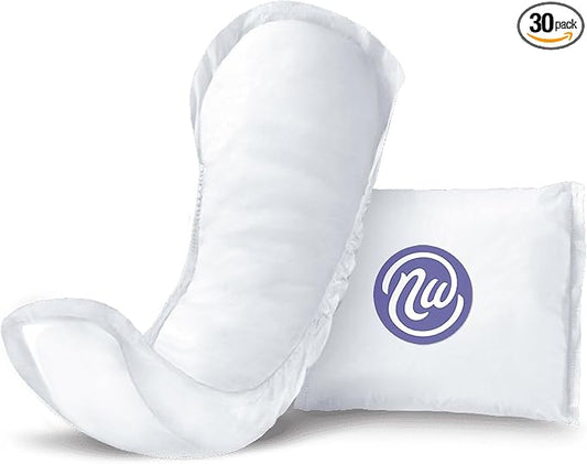 Incontinence Pads for Women, Skin-Safe Design, 15.75 in, 30 Count, 1 Pack