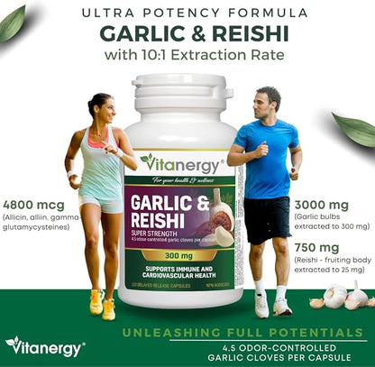 Garlic & Reishi Capsules 120 Vegan