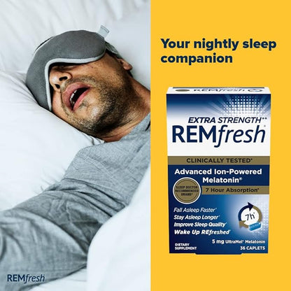 REMfresh Extra Strength 5mg Melatonin Sleep (36 Caplet) #1 Doctor