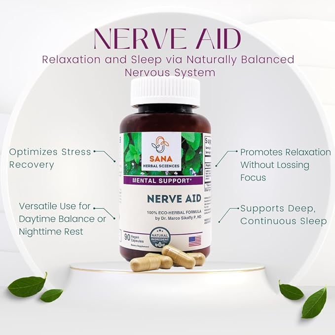 New Nerve AID 6-Element, No-Adverse-Effects