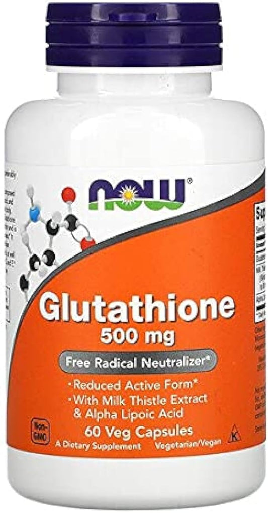 Now Foods - Glutathione Cellular Antioxidant 500 mg. 60 Vegetarian