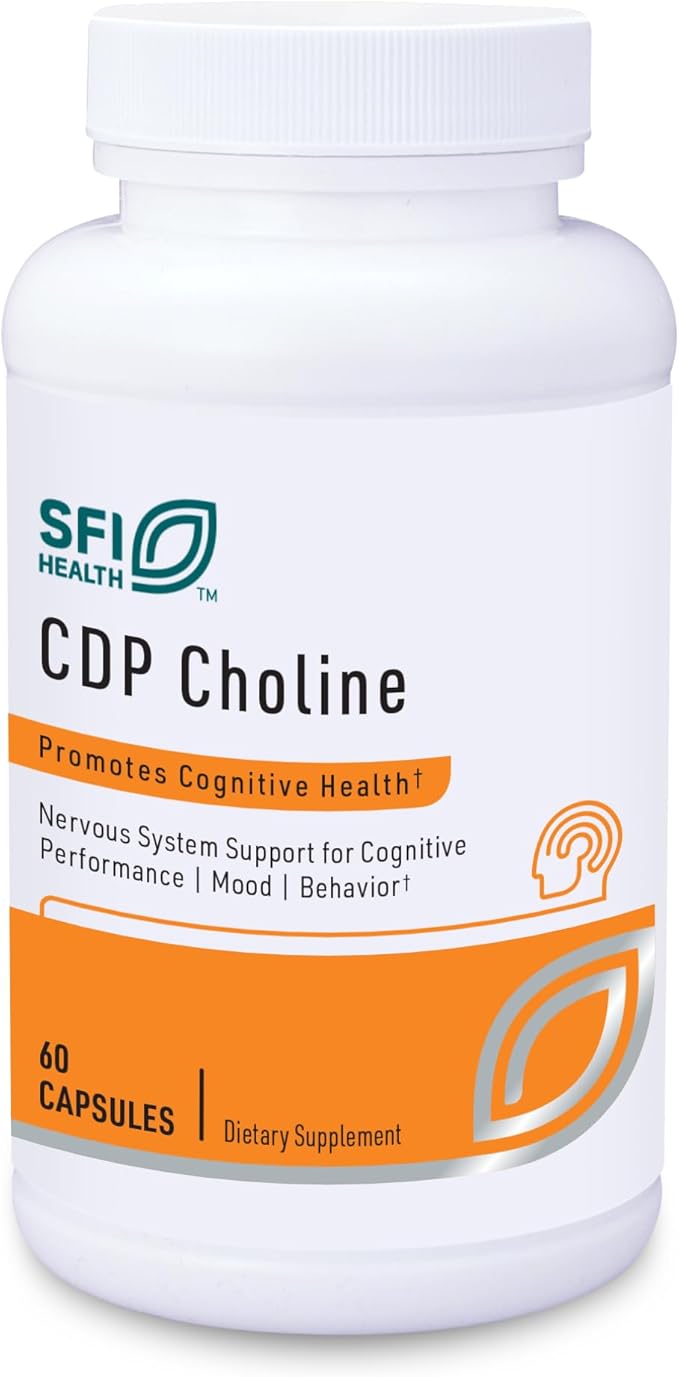 Klaire Labs CDP Choline 250mg (60 Capsules)