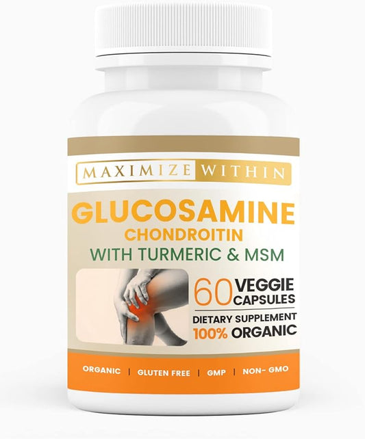 Glucosamine Chondroitin with Turmeric & MSM 60 Veggie