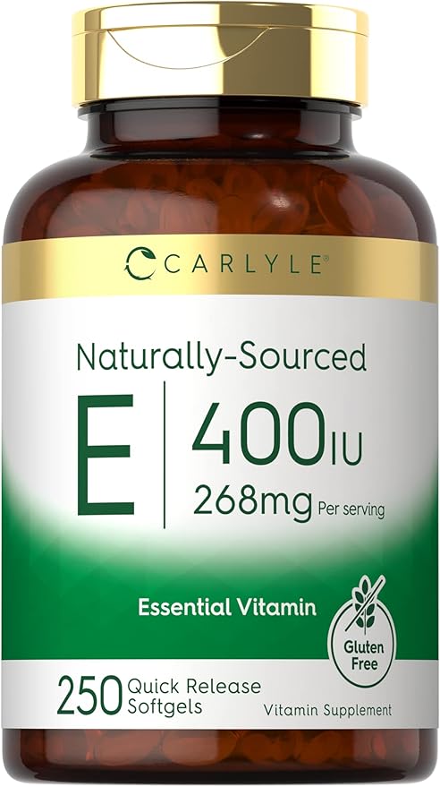 Carlyle Vitamin E 400 IU Softgels 250 Count