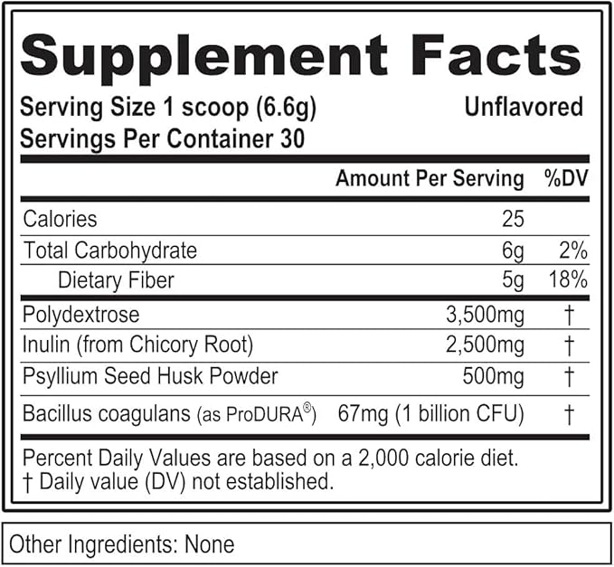 Evlution Nutrition FiberMode 1bil CFU 5g Fiber 30 Servings
