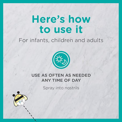 Zarbee's Baby Nasal Saline Spray, Soothing 3Fl Oz 2)