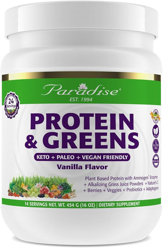 Paradise Herbs, ORAC Energy Proteins & 24 Servings 1 Scoop 20g Protein, 14