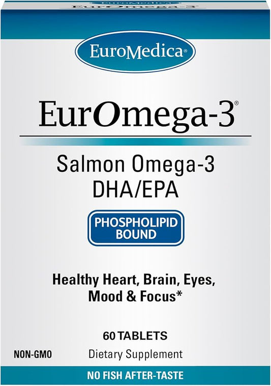 Euromedica EurOmega-3 (60 Tablets) Omega-3 Fatty 30 Servings