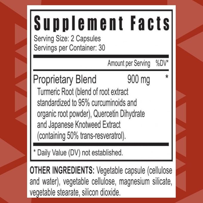Youngevity Cell Shield RTQ™ - Turmeric Curcumin (95% Circuminoids), Quercetin, Japanese Knotweed - Highly Bioavailable Antioxidant Blend - 60 Capsules