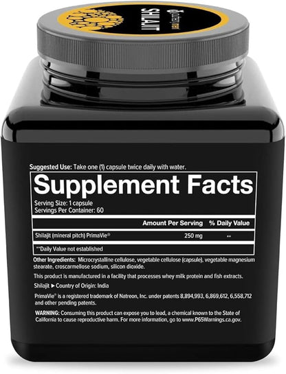Youtheory Men's Shilajit 250 mg 60 Veg