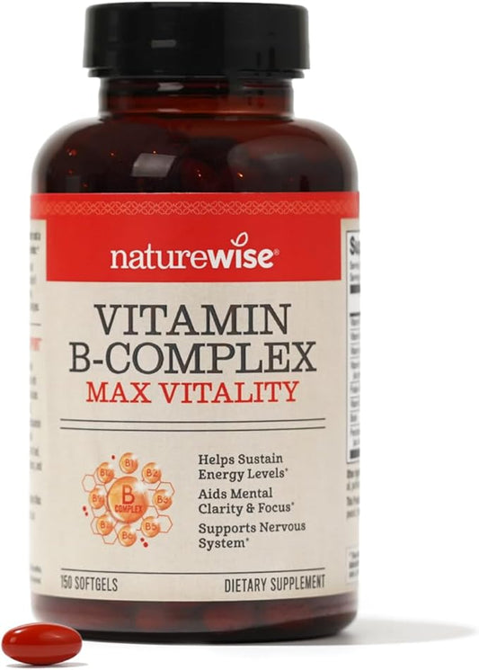 NatureWise Vitamin B Complex Cellular Energy 3 Fish