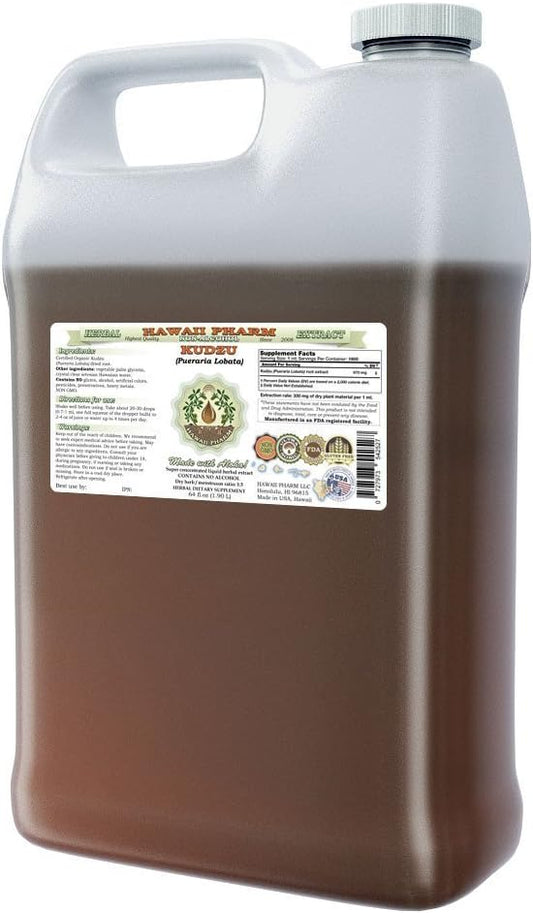 Kudzu Alcohol-Free Liquid Extract, Organic Kudzu 64 oz