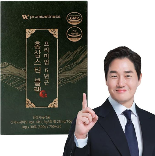 Korean Red Ginseng Sticks –Premium Red 25mg] 30P) 30P)
