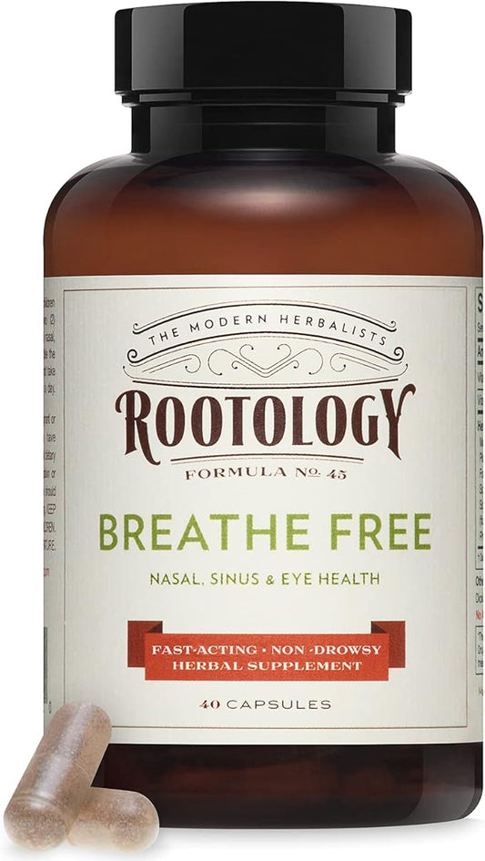 Rootology Breathe Free 40 Capsules