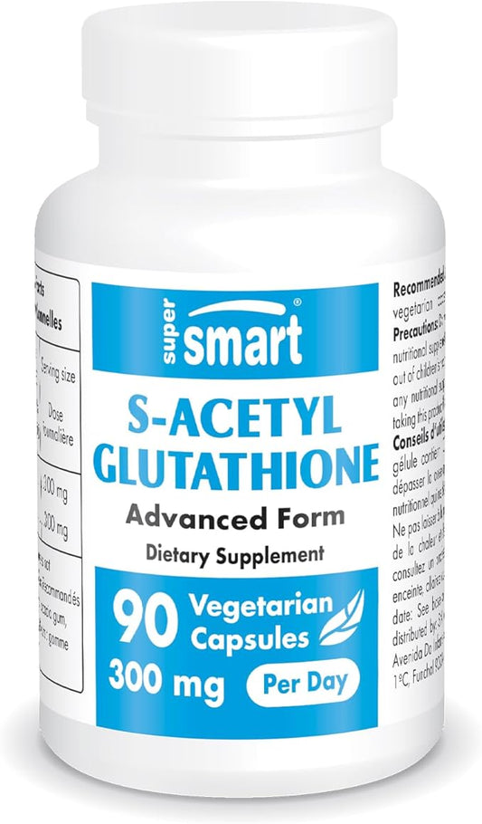 Supersmart - S-Acetyl Glutathione 300mg per 90 Vegetarian