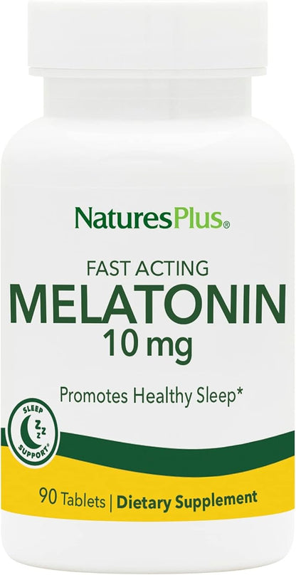 Natures Plus Melatonin 10 mg 90 Fast-Acting 90 Servings