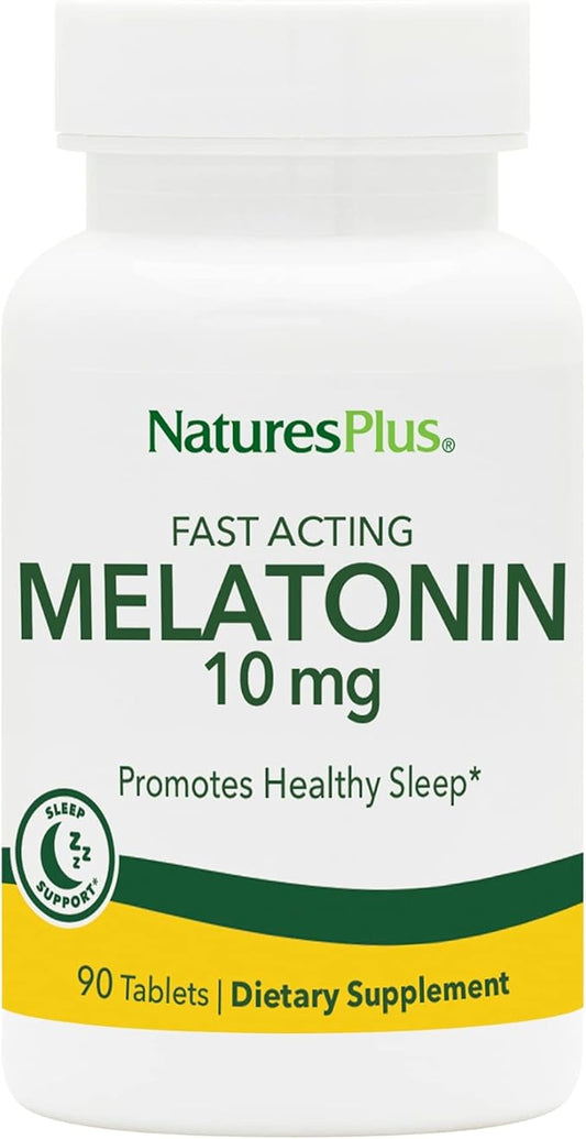Natures Plus Melatonin 10 mg 90 Fast-Acting 90 Servings