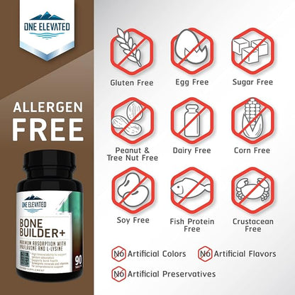 Comprehensive Bone Builder Calcium Supplement. Formulated D3. Works