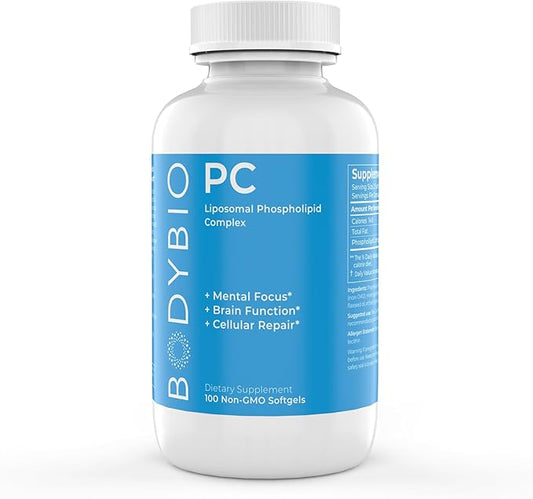 BodyBio Phospholipid Complex 100 Softgels