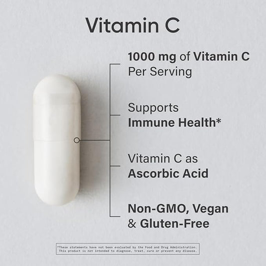 Sports Research High Potency Vitamin C Supplement 1000mg, 240 240 Count