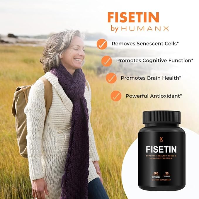 HUMANX Fisetin 500mg 98% Pure