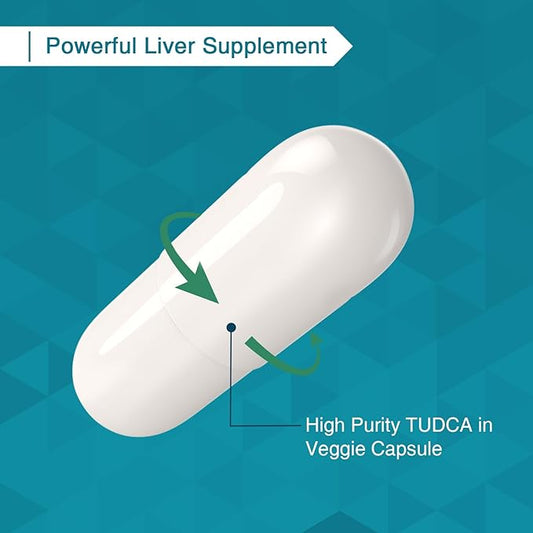 TUDCA Supplement 1200mg 600 Veggie