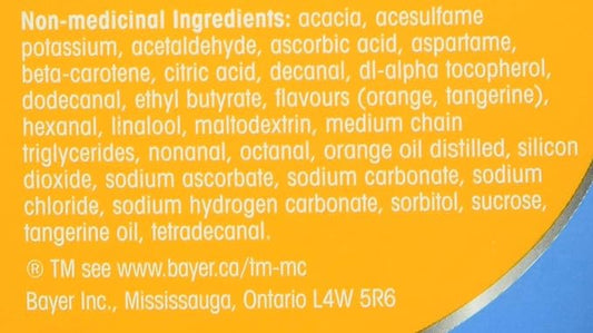 Redoxon Double Action Vitamin C 100mg 10mg, 4 4 x 15 Count