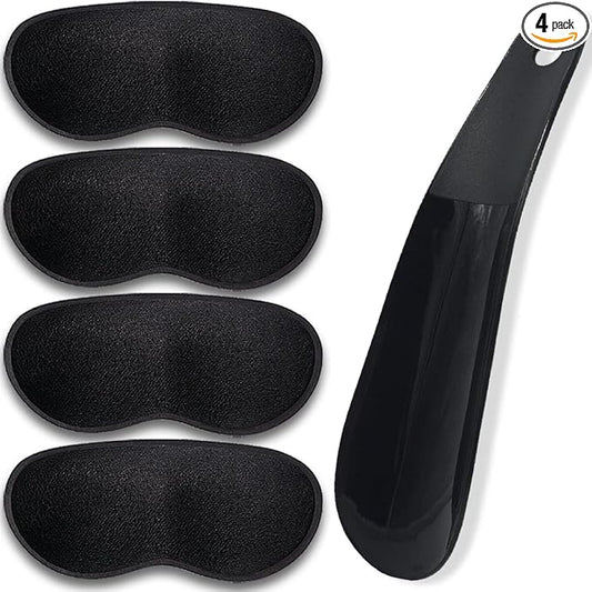 Dr. Foot Heel Grips for Men 2 Pairs+ 1 Shoe