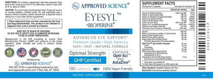 Approved Science EyeSyl 3 Month 180 Capsules