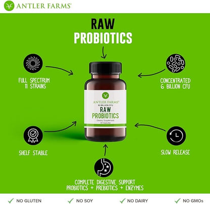 Antler Farms - Raw Probiotics 60 60 Capsules,