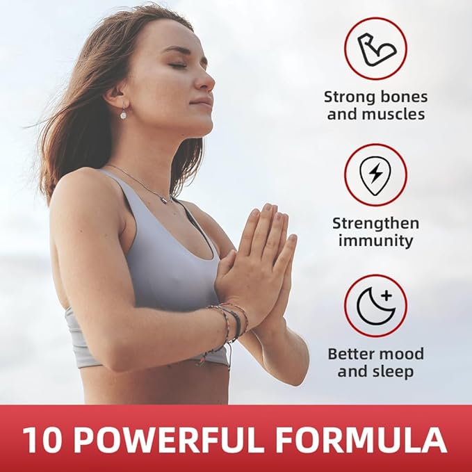 Calcium Magnesium Zinc Gummies for Women, 600 mg D3 for 60 Gummies