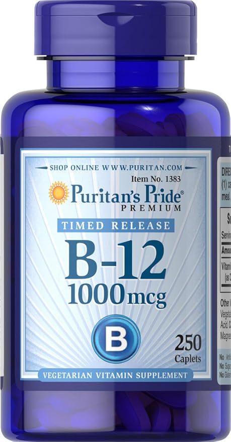 Puritan's Pride Vitamin B-12 1000 Mcg 250 Count