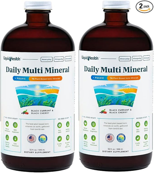 LIQUIDHEALTH 32 Oz Daily Multi Mineral, (2 Pack)