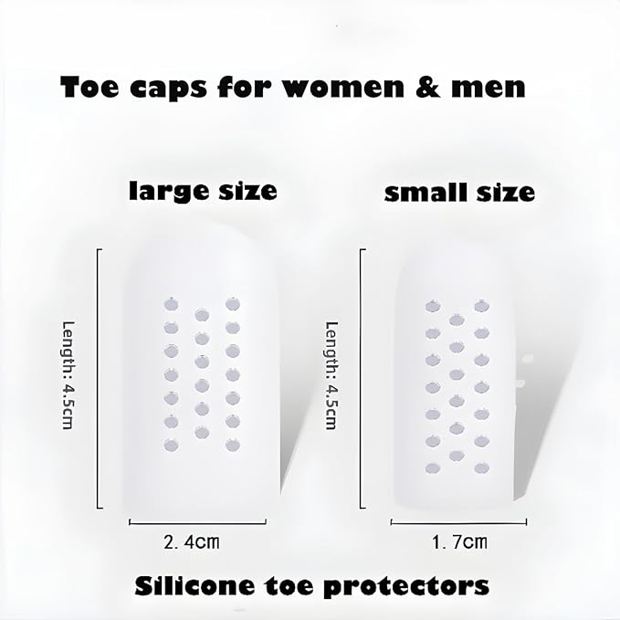 10 Pack Toe Caps and Toe Toenails,Corns,Calluses,Blisters(4L +6 +6 S)