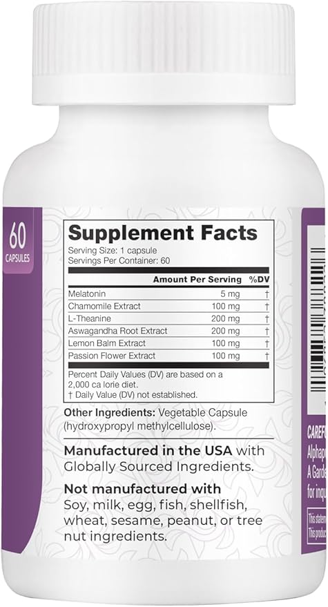 Sleep Support 60 Veggie Capsules