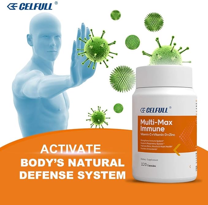 Multi-Max Immune Support Supplement 4 Month 120 Capsules 2 Pack