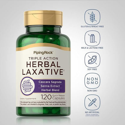 Piping Rock Herbal Laxative 120 Capsules