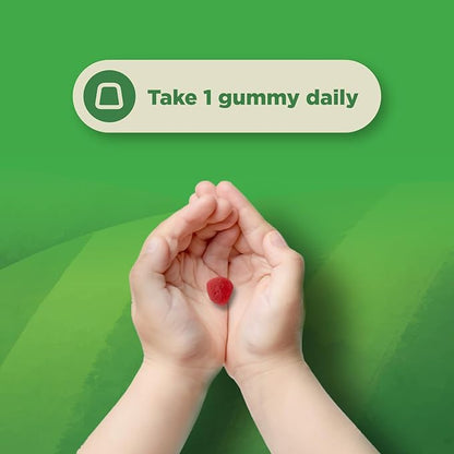 USDA Organic Probiotic Gummies for Kids - Vegan Non-GMO Kids Probiotic Gummy Vitamin for Immunity and Digestive Health - Gentle 2.5B CFU Organic Probiotics for Kids - Strawberry Flavor (2 Months)