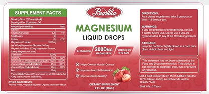 (2 Pack) Magnesium Glycinate 500mg Supplement,