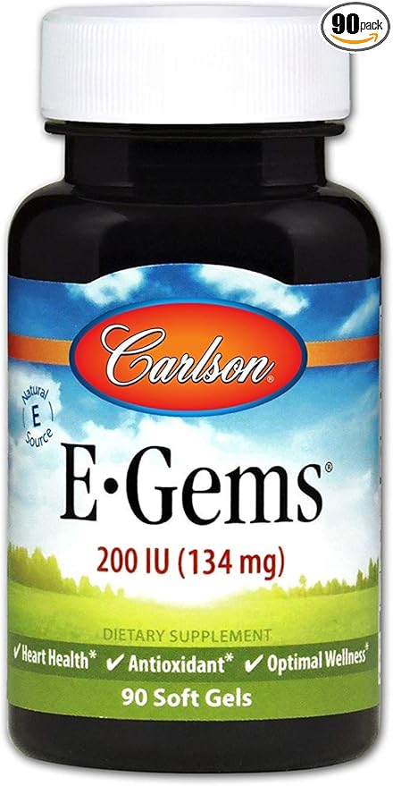 Carlson E-Gems 200 IU (134 mg), 90 Soft