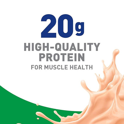 BOOST High Protein with Fiber Ready to Drink Complete Nutritional Drink, Creamy Strawberry, 8 fl oz Bottle, 24 Pack