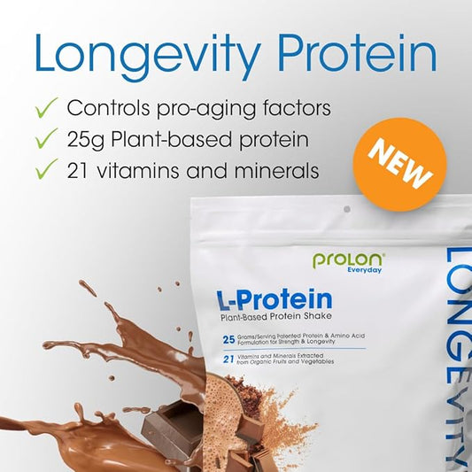 ProLon Longevity Plant Based Protein Powder 25g of 24 Packets