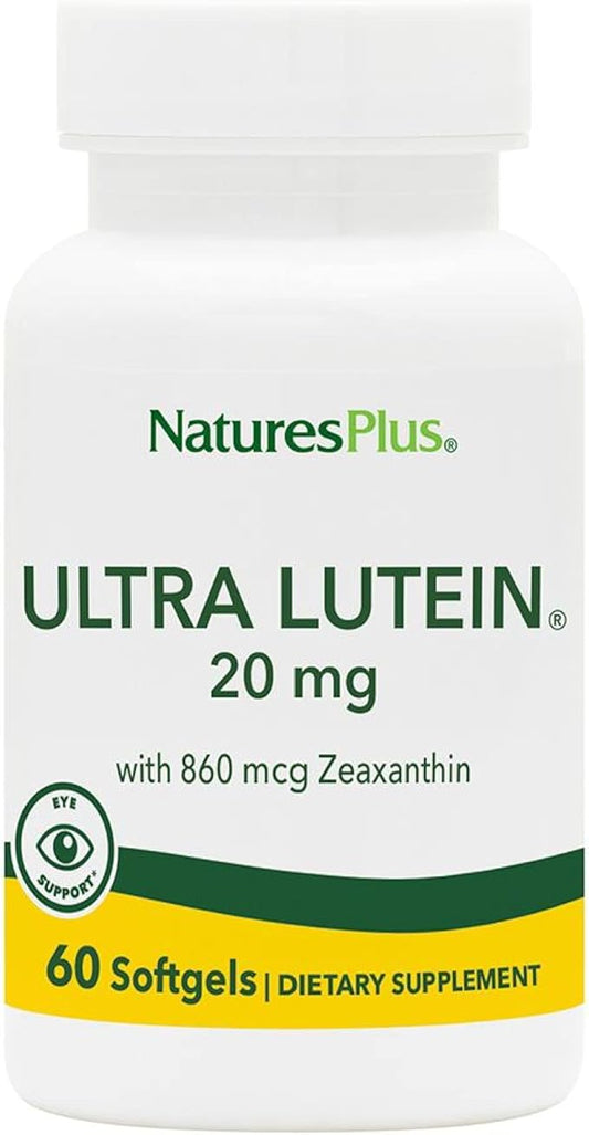 Natures Plus Ultra Lutein 20 mg, 60 Softgels 60 Servings