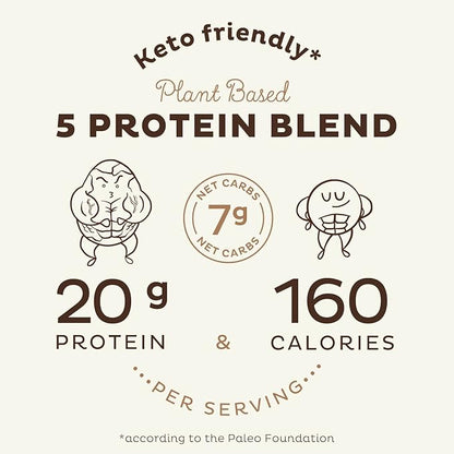 KOS Vegan Protein Powder, Chocolate USDA Organic 10 Servings